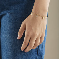 Flake Bracelet - Gold Plated