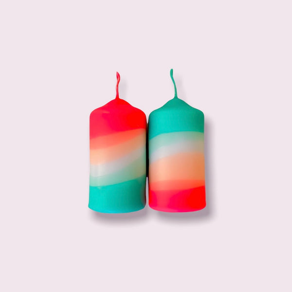 Pink Stories - Dip Dye Neon - Set of Two - Watermelon Waves