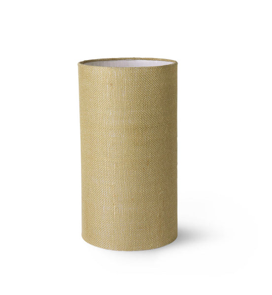 jute cylinder lamp shade jade green