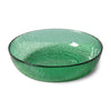 The Emeralds: Glass Salad Bowl Green