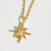 North Star Necklace - Gold