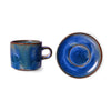 Chef Ceramics  Cup and Saucer  Rustic Blue