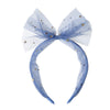 Midnight Tulle Headband Blue