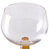 Swirl Wine Glass Low Ochre