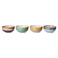 70s Ceramics: XS Bowls Castor (set of 4)