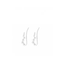 Glint Ear Climbers - Silver