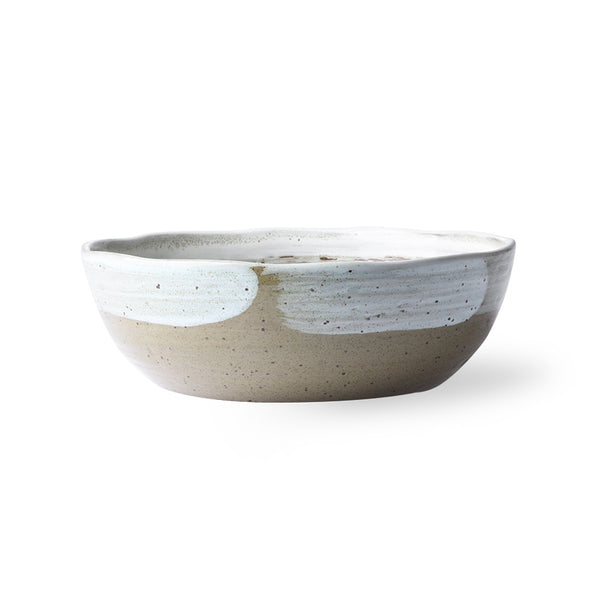 Kyoto Ceramics: brushed noodle Bowl