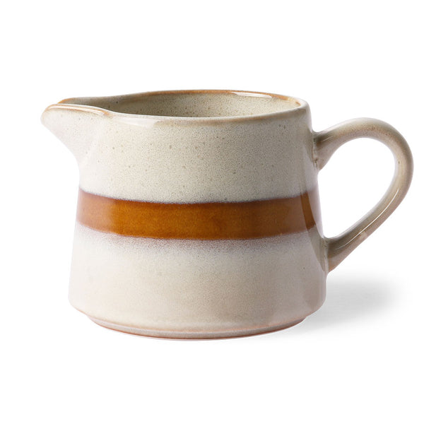 Ceramic 70s creamer  Snow