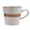 Ceramic 70s cappuccino Mug  Snow