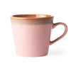 Ceramic 70s CAPPUCCINO Mug: PINK