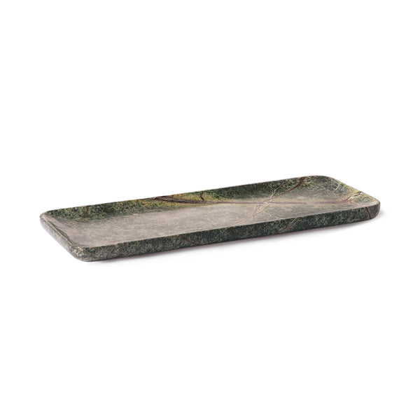 Green marble tray