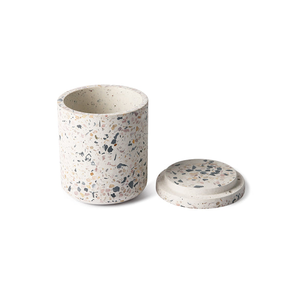 Terrazzo storage jar  S