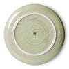 Chef Ceramics: dinner Plate moss green