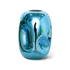 HK Objects: Blue chrome glass vase