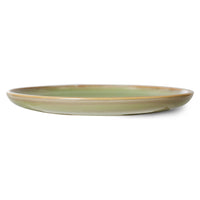 Chef Ceramics: dinner Plate moss green