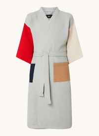 Waffle Bathrobe - Glacier Multi